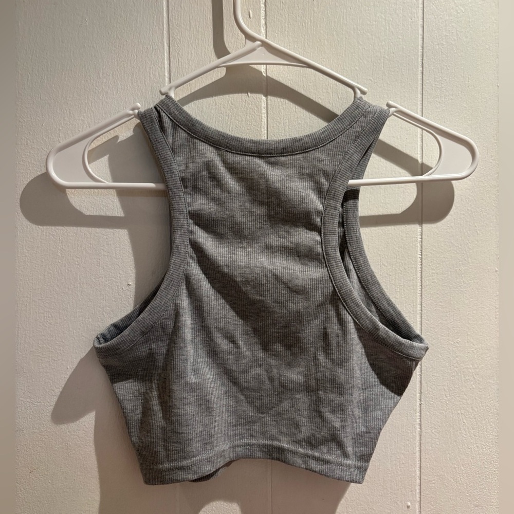 Shein Solid Ribbed Crop Tank Top - Picture 5 of 5